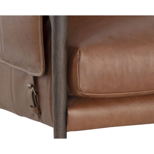 Mauti Brown / Shalimar Tobacco Leather Armchair